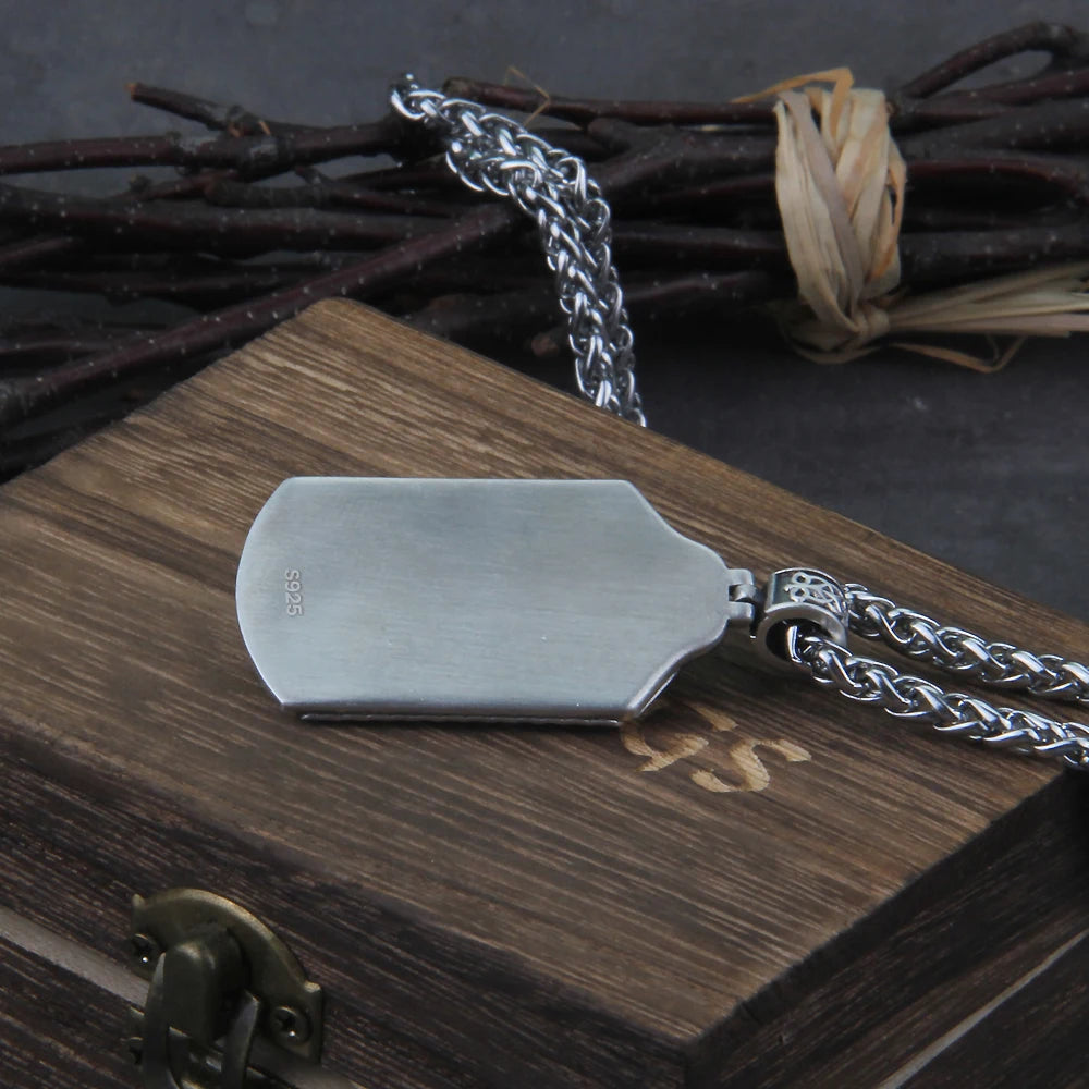 Odin The Allfather Pendant Necklace - Sterling Silver