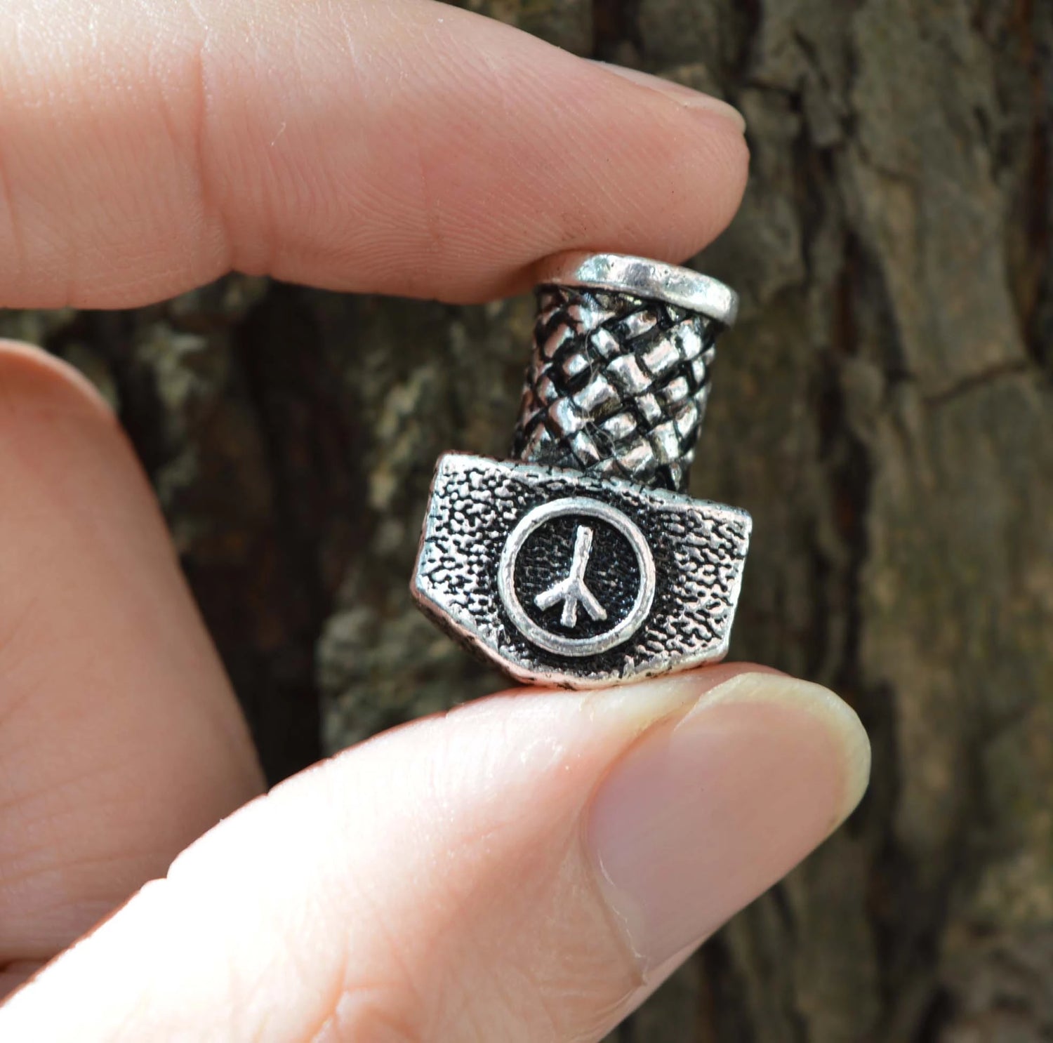 Viking Runes Hammer Beads