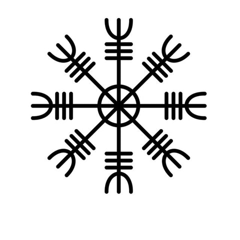 Viking Stickers Compass