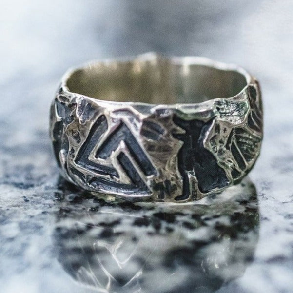 Valknut (Viking Signet Ring)
