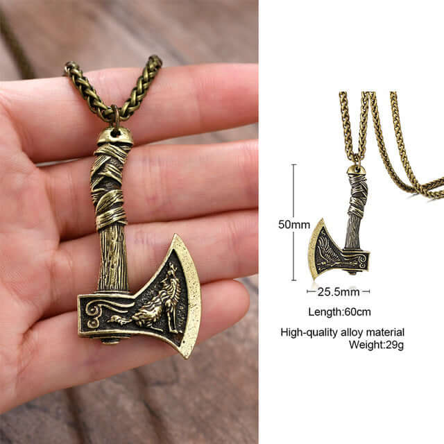 Viking axe necklace best sale