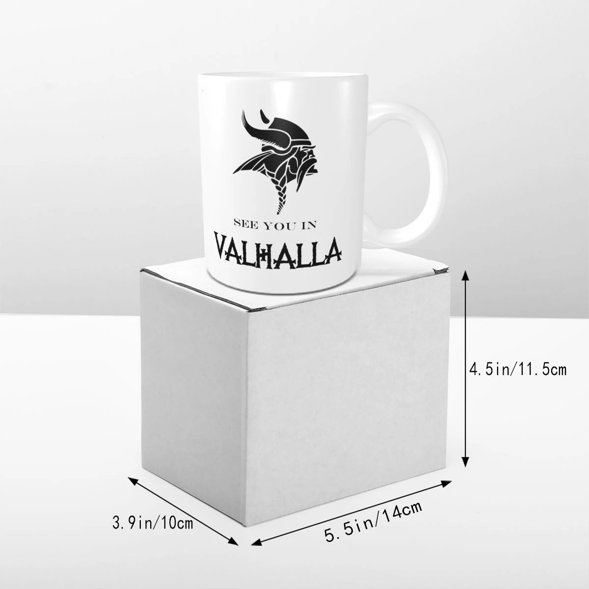 See You In Valhalla Viking Ceramic Mug