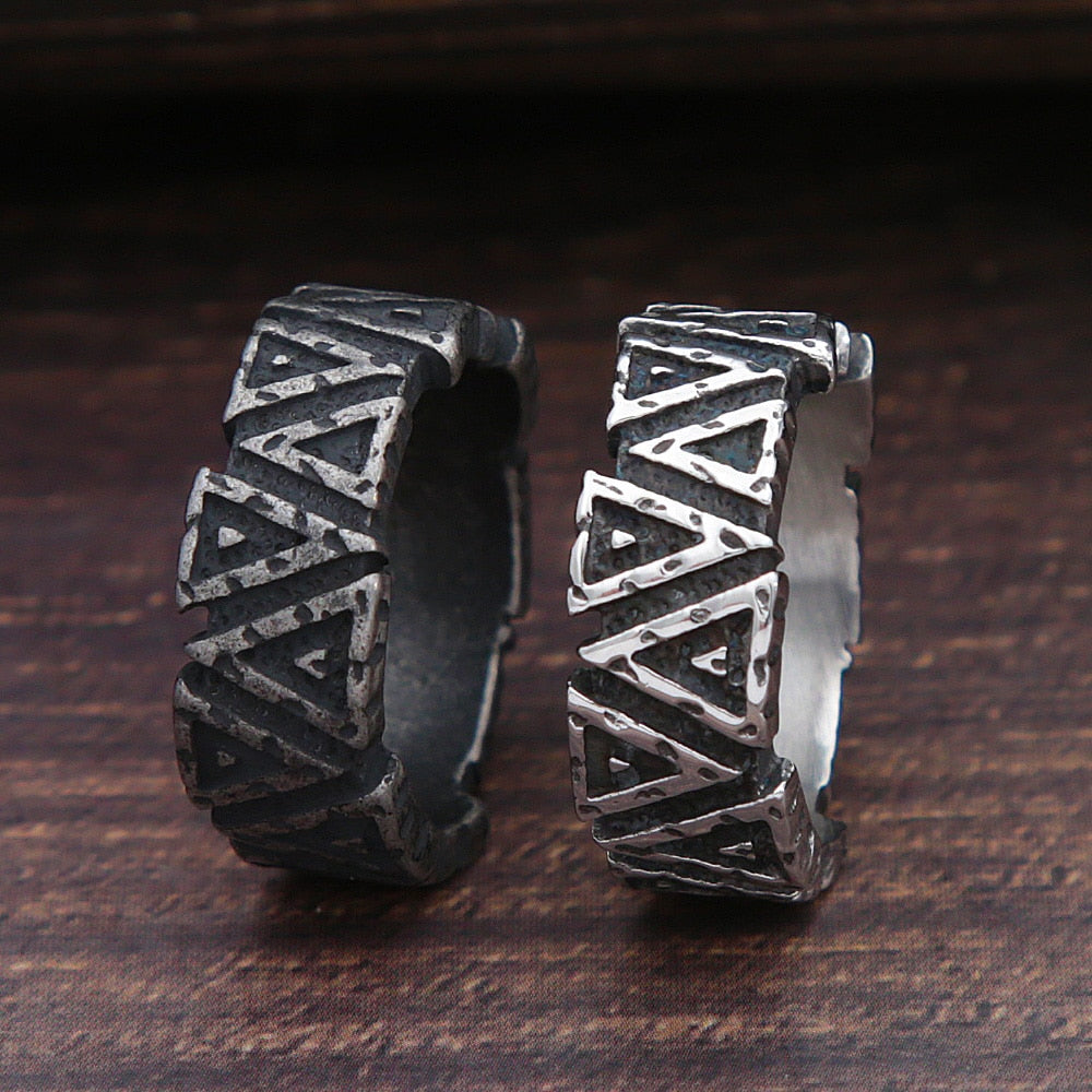 Viking Valknut Ring