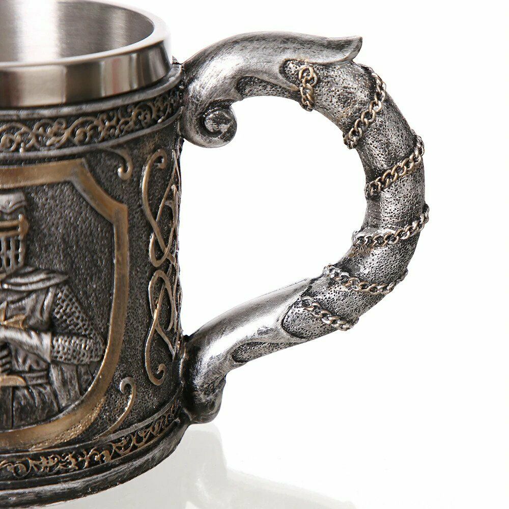 Medieval Knight Mug, Slogan Mighty Mug, Cider Mug, Medieval Mug, Coffee Mug,  Tea Mug, Warrior Mug, Larp Mug, Sir, Gift for a Reenactor 