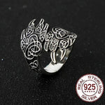 Berserker Claw Viking Ring - Sterling Silver