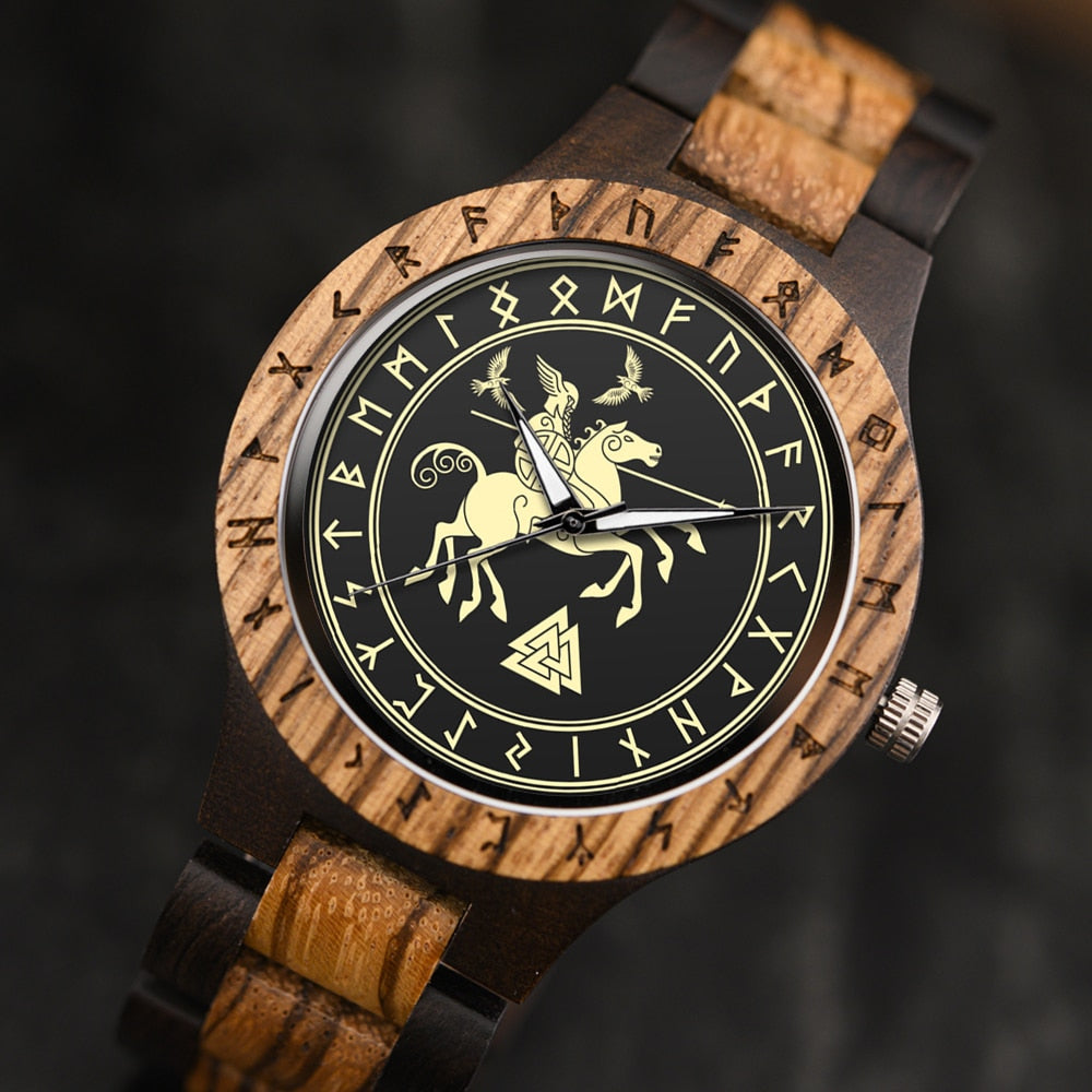 Wooden Viking Watch - Viking Warriors