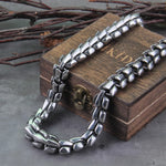 Viking snake vintage punk Necklace for men never fade stainless steel fashion Jewelry hippop street culture