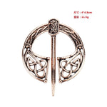 Viking Brooch Cloak Pin Medieval Clasp Jewelry Antique Twists Knotted Fibula Penannular Brooch Collection
