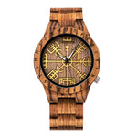 BOBO BIRD Wooden Watch Men Watches Luxury Retro Ebony Wristwatch Timepiece Compass Clock Customize Great Gift Box reloj hombre