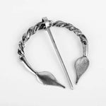 Viking Brooch Cloak Pin Medieval Clasp Jewelry Antique Twists Knotted Fibula Penannular Brooch Collection