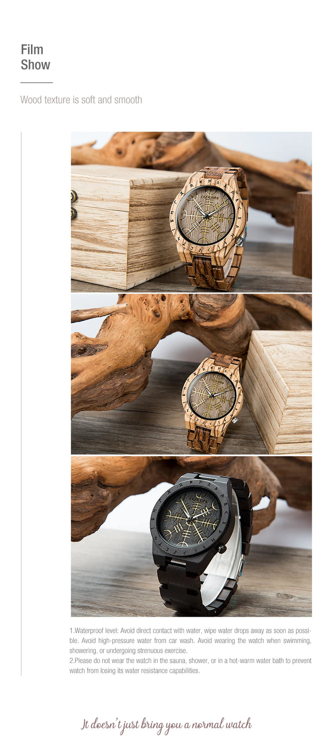 BOBO BIRD Wooden Watch Men Watches Luxury Retro Ebony Wristwatch Timepiece Compass Clock Customize Great Gift Box reloj hombre