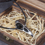 Men Retro Crow Viking Pirate Pendant Necklace Stainless Steel Raven Neck Chain For Male Men's Berserk Rune Cool Fashion Jewelry