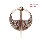 Viking Brooch Cloak Pin Medieval Clasp Jewelry Antique Twists Knotted Fibula Penannular Brooch Collection