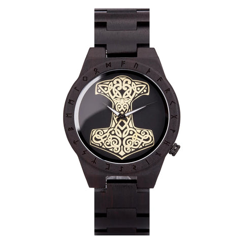 BOBO BIRD Wooden Watch Men Watches Luxury Retro Ebony Wristwatch Timepiece Compass Clock Customize Great Gift Box reloj hombre
