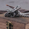 Dragon Pendant Necklaces Stainless Steel Jewelry Skull Head Necklace Punk Men Accessories Dragon Pendant Jewelry