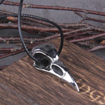 Men Retro Crow Viking Pirate Pendant Necklace Stainless Steel Raven Neck Chain For Male Men's Berserk Rune Cool Fashion Jewelry