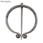 Viking Brooch Cloak Pin Medieval Clasp Jewelry Antique Twists Knotted Fibula Penannular Brooch Collection