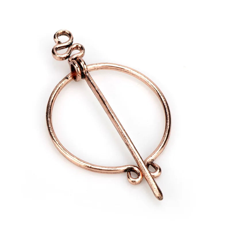 Viking Brooch Cloak Pin Medieval Clasp Jewelry Antique Twists Knotted Fibula Penannular Brooch Collection