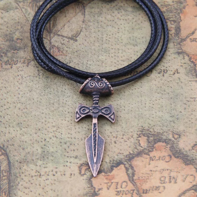5 Colors 1pcs thor's hammer mjolnir pendant choker necklace viking scandinavian norse viking necklace Men gift