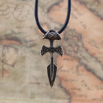 5 Colors 1pcs thor's hammer mjolnir pendant choker necklace viking scandinavian norse viking necklace Men gift