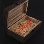 S925 Sterling Silver Viking Adjustable Goat Twist Ring with vintage viking wood box