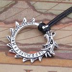 2018 Nordic Vikings Vegvisir round dragon pendant necklace for men gift with stainless steel chain