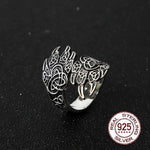 Berserker Claw Celtic Viking Ring - 925 Sterling Silver