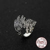 Berserker Claw Celtic Viking Ring - 925 Sterling Silver