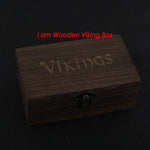 925 sterling silver Viking Celtic knot Bear claw adjustable ring as gift with vintage wood viking box