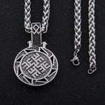 Odin Bear Wolf Raven Talisman Amulet Viking Necklace Wicca Bird Jewelry Knot Runes Neckless Wiccan Pagan Men Women Accessories