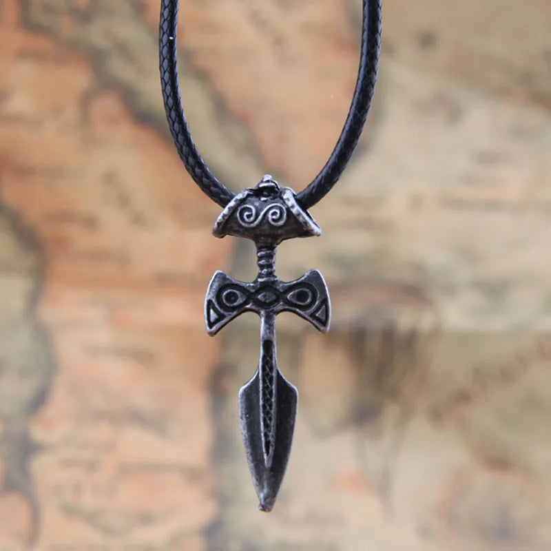 5 Colors 1pcs thor's hammer mjolnir pendant choker necklace viking scandinavian norse viking necklace Men gift