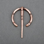 Viking Brooch Cloak Pin Medieval Clasp Jewelry Antique Twists Knotted Fibula Penannular Brooch Collection