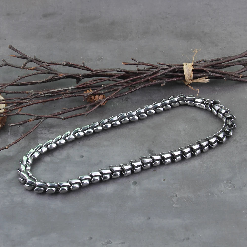 Viking Ouroboros vintage punk Necklace for men never fade stainless steel fashion Jewelry hippop street culture
