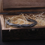 New Arrival Iron color Vikings Bangle with wooden box as gift