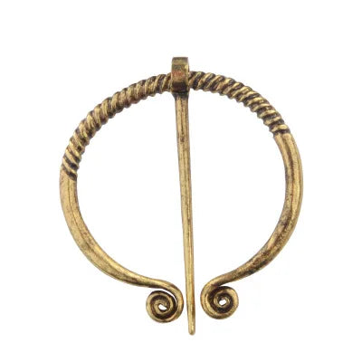 Viking Brooch Cloak Pin Medieval Clasp Jewelry Antique Twists Knotted Fibula Penannular Brooch Collection