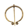 Viking Brooch Cloak Pin Medieval Clasp Jewelry Antique Twists Knotted Fibula Penannular Brooch Collection