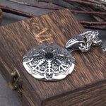 Stainless Steel Vegvisir Viking Mix Gold Color Rune Necklace Viking Scandinavian Norse Viking Necklace Men Christmas Gift