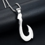 Viking Necklace With Fish Hook Pendant