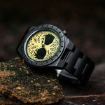 BOBO BIRD Wooden Watch Men Watches Luxury Retro Ebony Wristwatch Timepiece Compass Clock Customize Great Gift Box reloj hombre