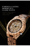 BOBO BIRD Wooden Watch Men Watches Luxury Retro Ebony Wristwatch Timepiece Compass Clock Customize Great Gift Box reloj hombre