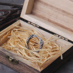 Viking Men Two Entwined Ravens Ring Norse Mythology Silver Color Odin Crow Stainless Steel Rings Nordic Amulet Jewelry