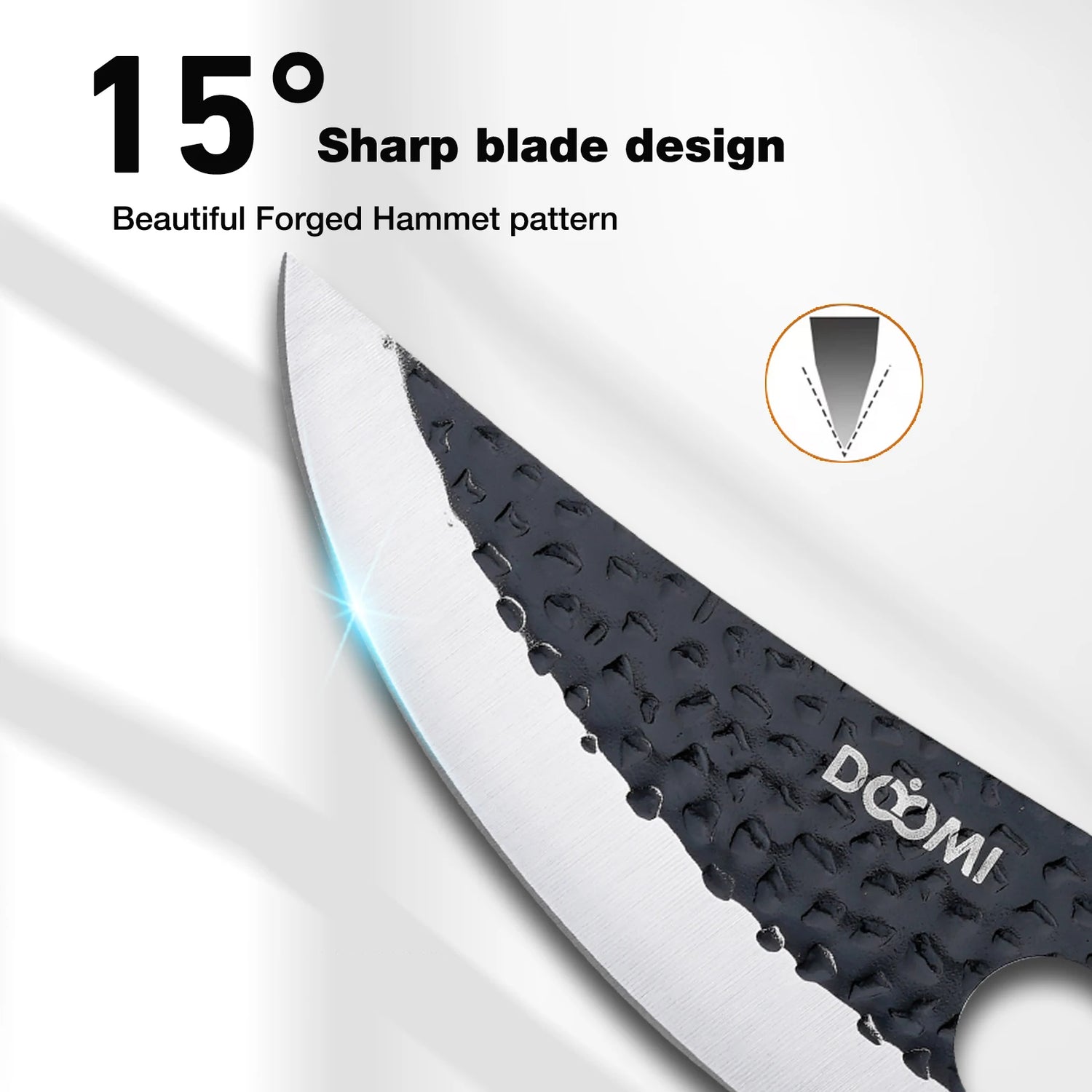 Kitchen Upgraded Viking Knives with Sheath Hand Forged Butcher for Meat Cutting Japanese Cooking Sharp Cleaver Chef and Outdoor