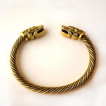 Nordic Viking Dragon Bracelet adjustable Men Wristband Cuff Bracelets with Viking Wooden Box