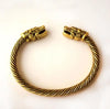 Nordic Viking Dragon Bracelet adjustable Men Wristband Cuff Bracelets with Viking Wooden Box