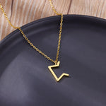 Viking Rune Necklace for Women Norse Runic Letter Pendant Necklaces Minimalist Nordic Stainless Steel Jewelry Christmas Gift