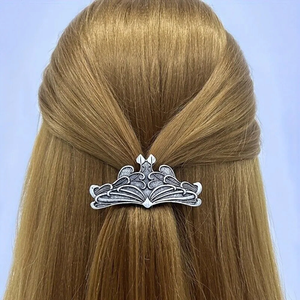 4PCS Viking Vintage Rectangular Hairclip, Retro Hair Clip, Celtic Knot Protection, Hair Clip, Hair Barrettes, Jewelry Charm Gift