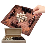 Chess Boards For Adults Tabletop Chess Board War Game Board Game Asymmetric Viking Chess Strategy Games Chess Gifts Party
