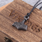 2024 New Design Viking 316L Stainless Steel Hammer Pendant Thor Hammer For Men Multiple Design Vintage Jewelry Wholesale withbox