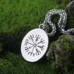 Never Fade Wicca Triple Moon Goddess Viking Jewelry Odin Raven Amulet Pentagram Wiccan Pagan Moon Necklace Men Women Jewelry
