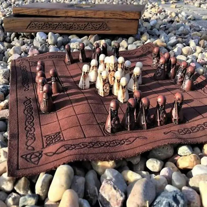 Chess Boards For Adults Tabletop Chess Board War Game Board Game Asymmetric Viking Chess Strategy Games Chess Gifts Party